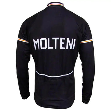 Retro Molteni Arcore Long Sleeve Cycling Jersey