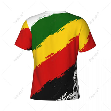 Custom Name Nunber Zimbabwe Flag Color Men Tight Sports T-shirt Women Tees jersey For Soccer Football Fans