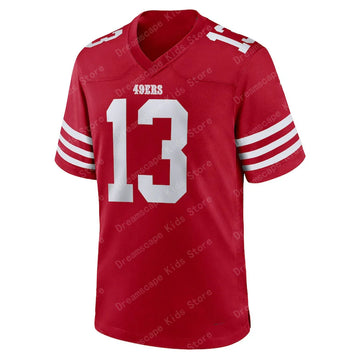 25/24 New Arriavl Summer Men T-shirt Brock Purdy San Francisco 49ers  No.13 Quick Drying Women Men T-Shirt Adult Jersey Kit Top